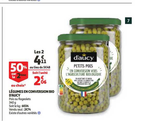 légumes en conversion bio d'aucy