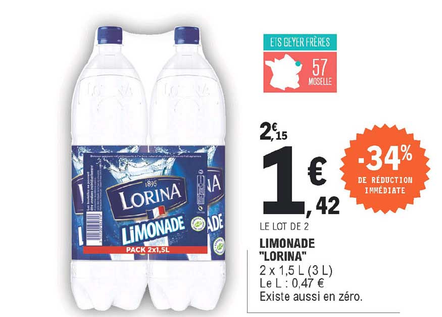 Limonade "lorina"