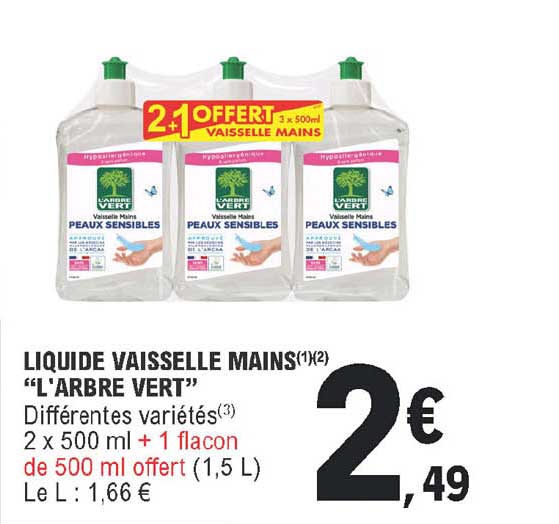 Liquide Vaisselle Mains "l'arbre Vert"