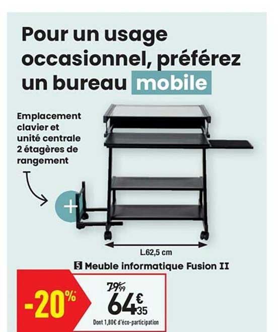 Meuble Informatique Fusion Ii
