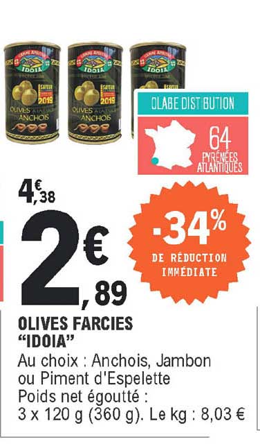 olives farcies "idoia"