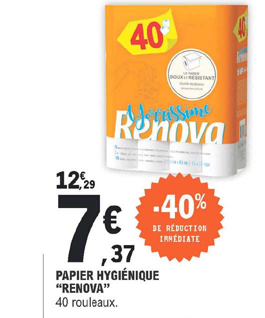 Papier Hygiénique "renova"