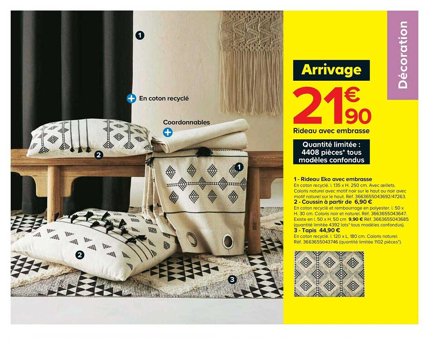 rideau avec embrasse