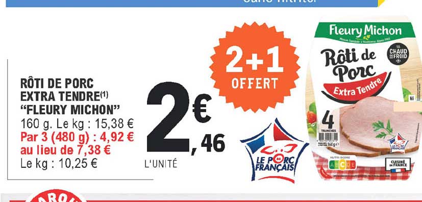 rôti de porc extra tendre "fleury michon"