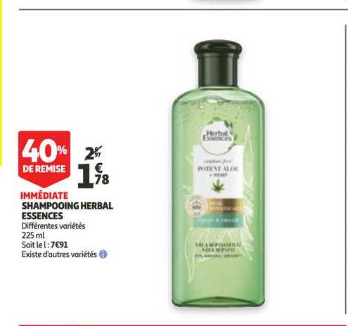 shampooing herbal essences