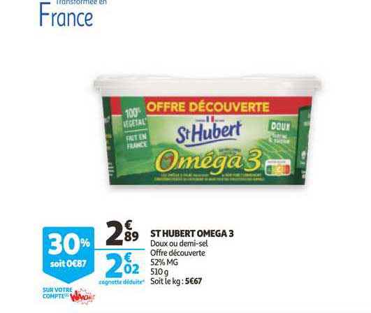 st hubert oméga 3