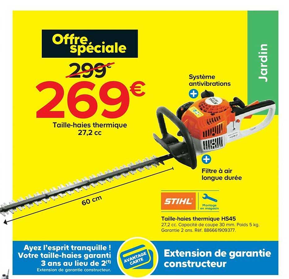 taille-haies thermique hs45 stihl