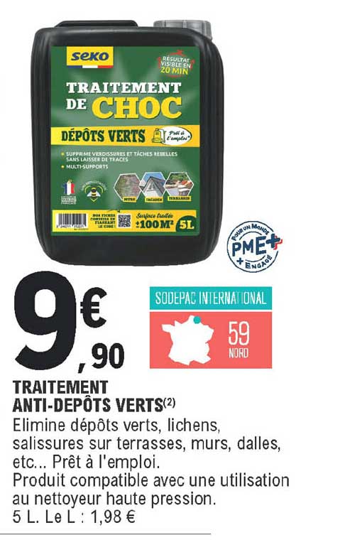 traitement anti-dépôts vert