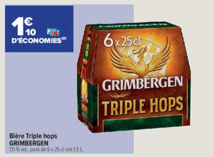 Bière Triple Hops Grimbergen