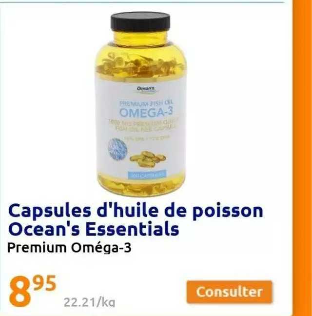 Capsules D'huile De Poisson Ocean's Essentials