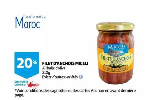 filet d'anchois miceli