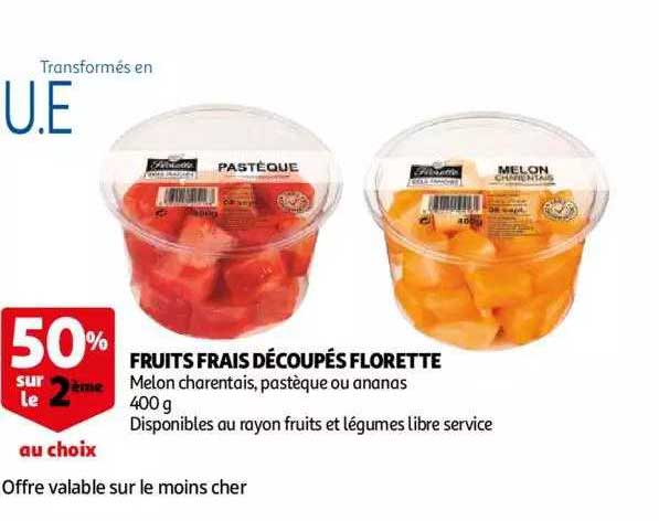 fruits frais découpés florette
