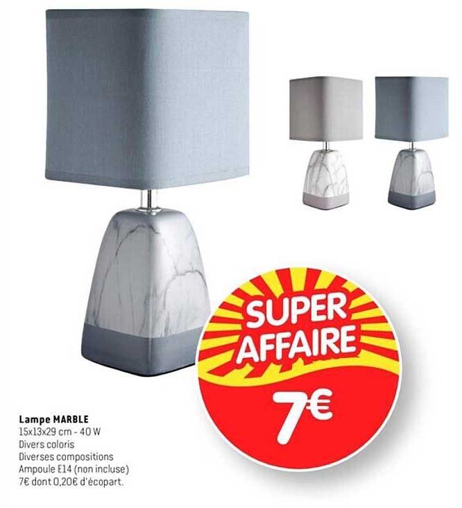 lampe marble