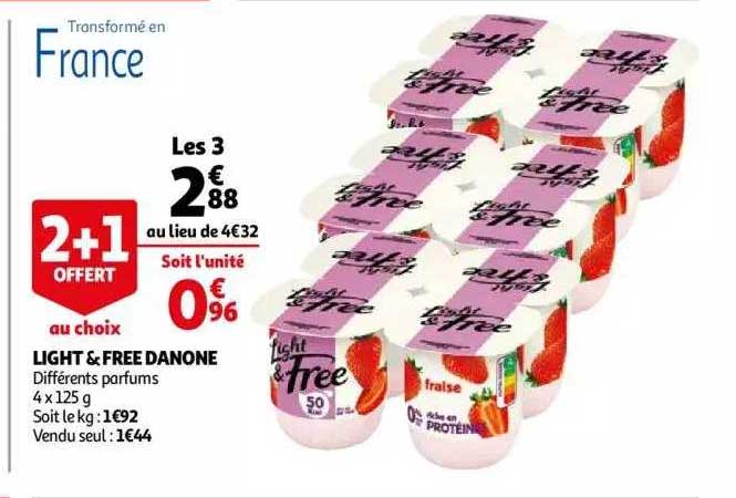 Light & Free Danone