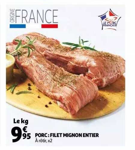 Porc : Filet Mignon Entier