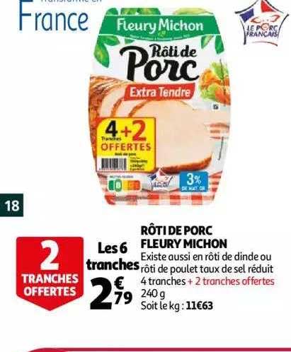 rôti de porc fleury michon