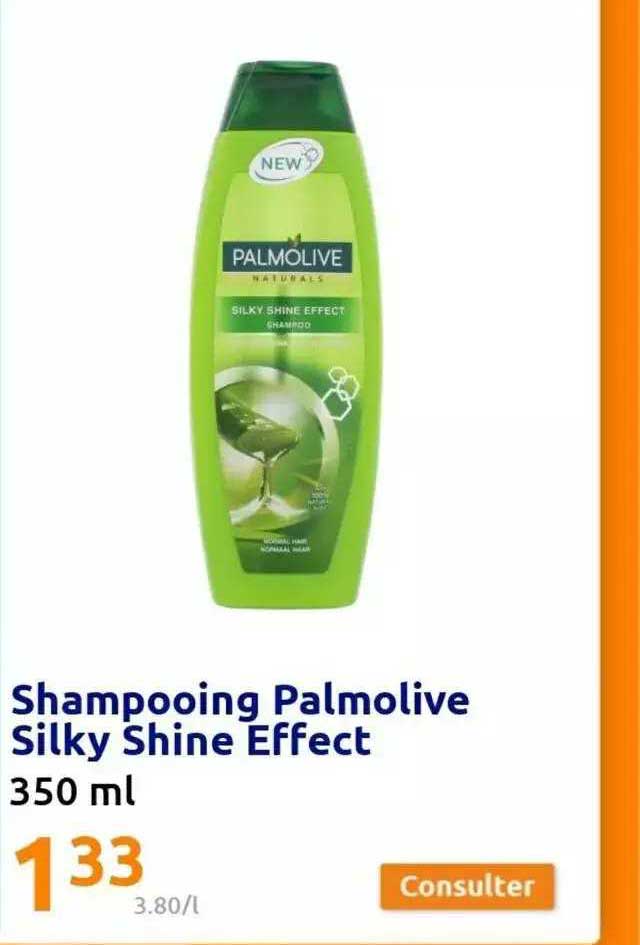 shampoiing palmotive silky shine effect