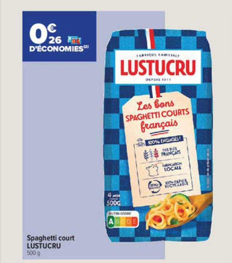 spaghetti court lustucru