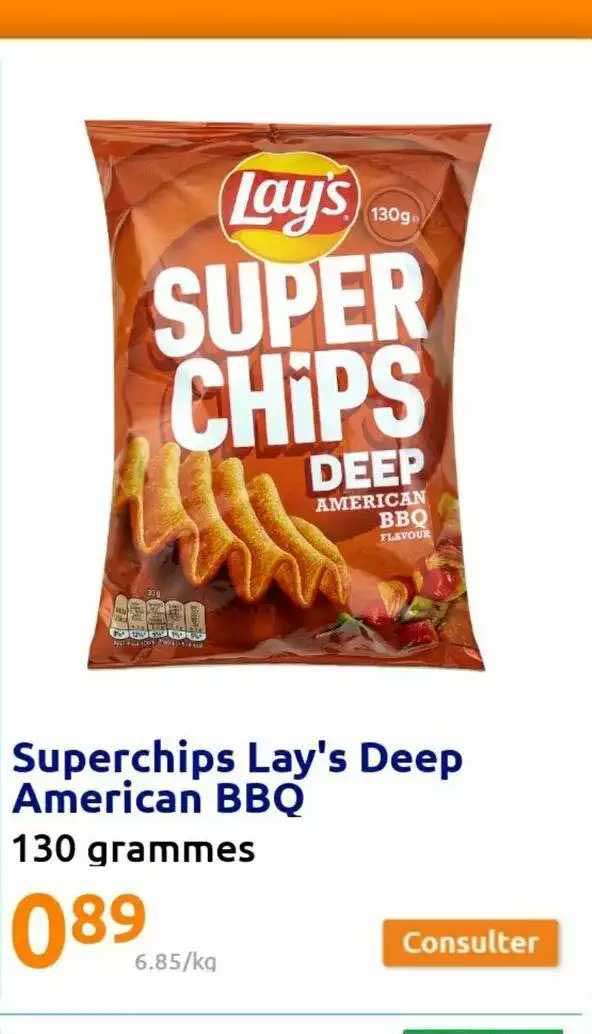superchips lay's deep american BBQ