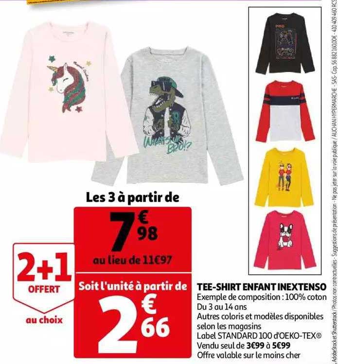 tee-shirt enfant inextenso