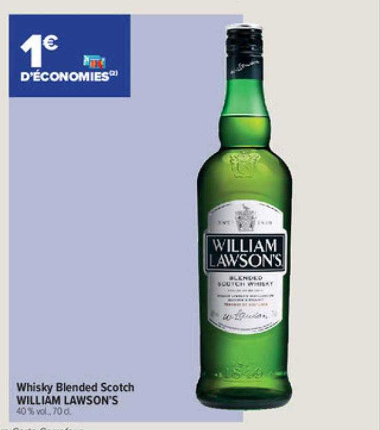 whisky blended scotch william lawson's