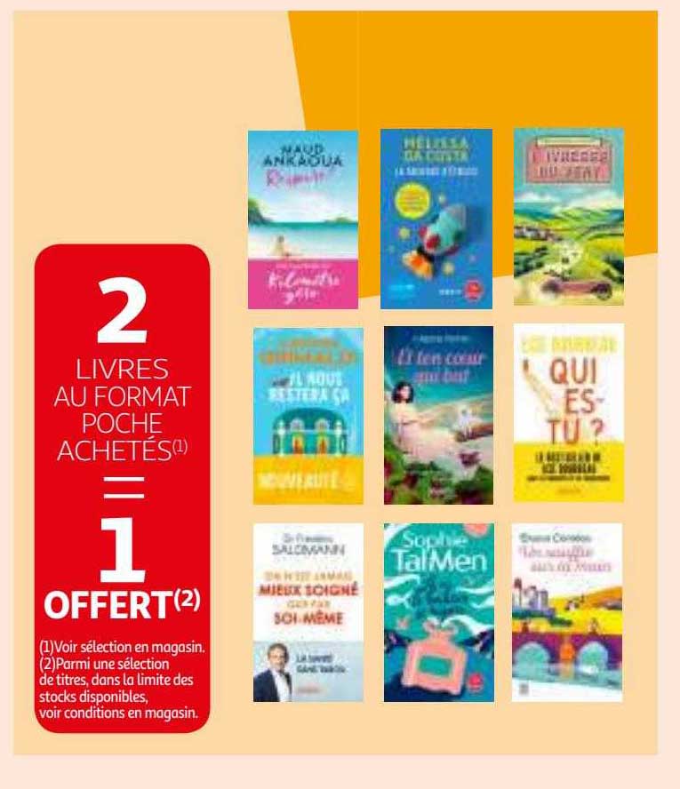 2 livres au format poche