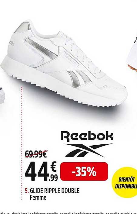 glide ripple double femme reebok