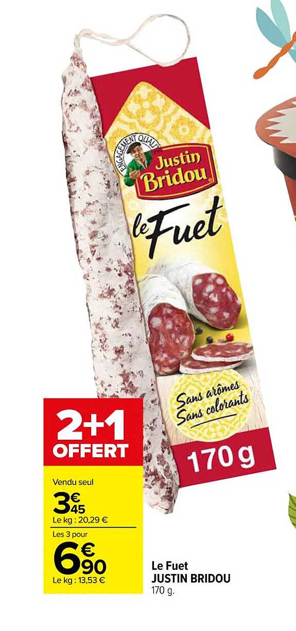 le fuet justin bridou