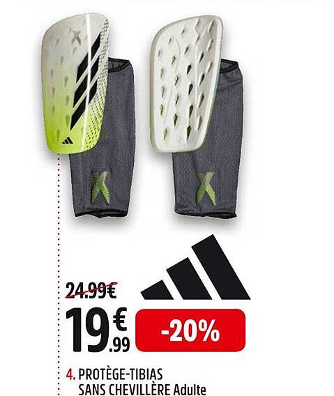 protège-tibias sans chevillière adulte adidas