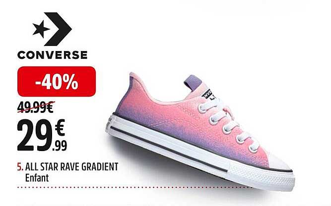 all star rave gradient enfant
