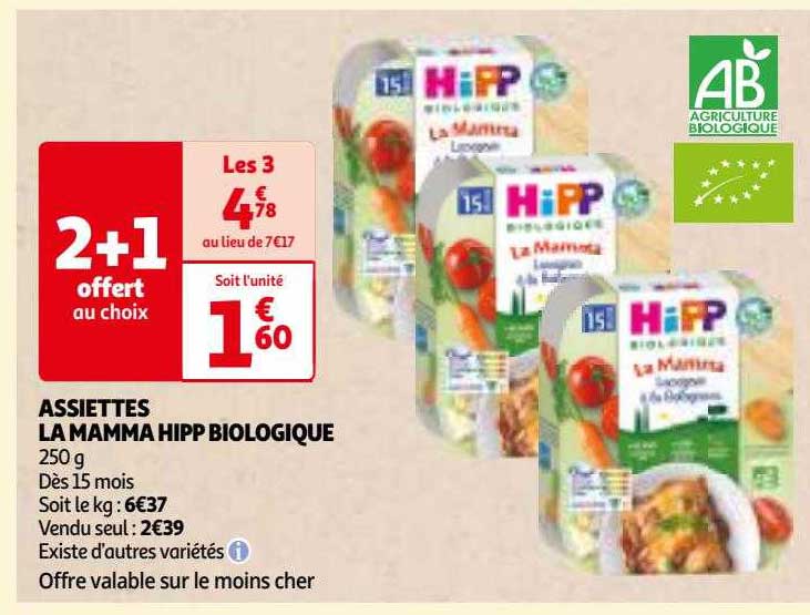 assiettes la mamma hipp biologique