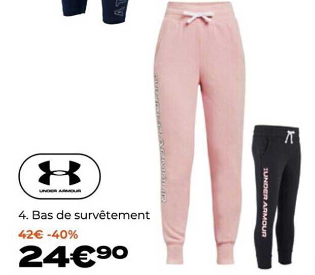 bas de survêtement under armour