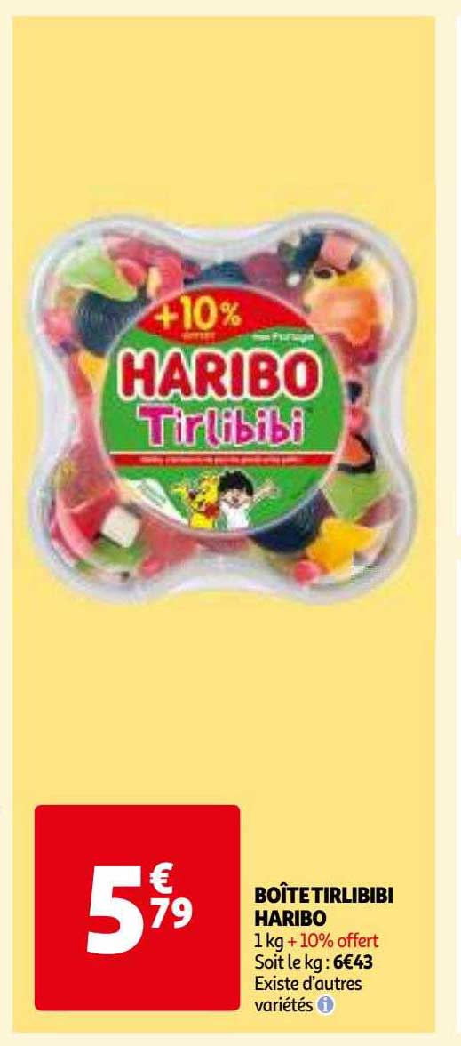 Boîte Tiribibi Haribo