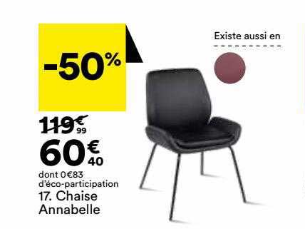 Chaise Annabelle