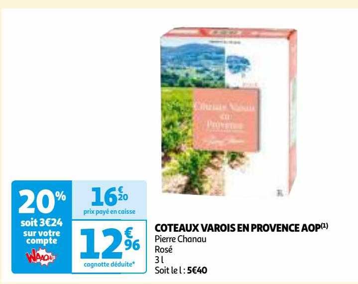 côteaux varois en provence aop pierre chanau