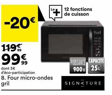four micro-ondes gril signature