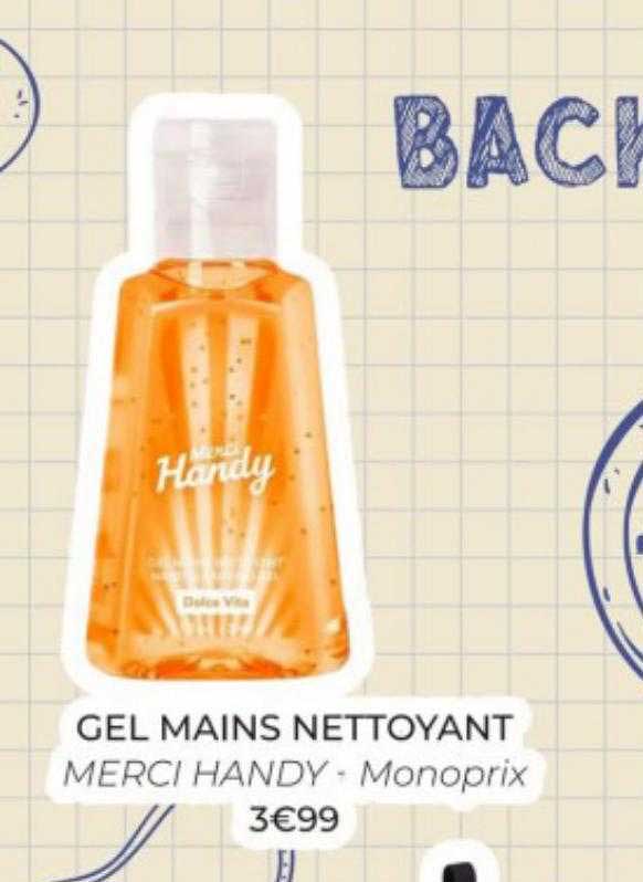 Gel Mains Nettoyant Merci Handy