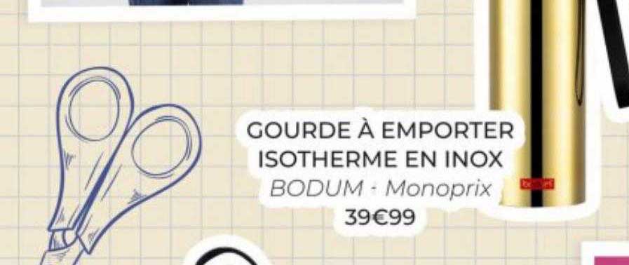 Gourde à Emporter Isotherme En Inox Bodum