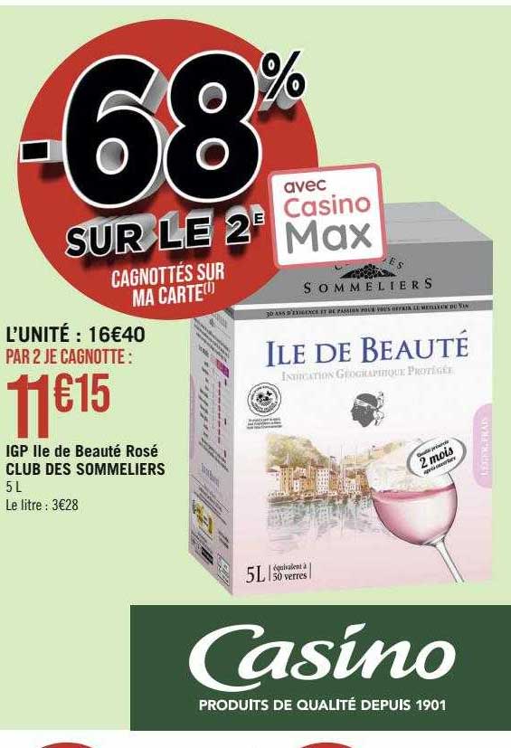 Igp île De Beauté Rosé Club Des Sommeliers