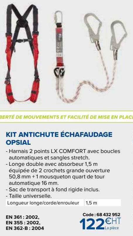 kit antichute échafaudage opsial