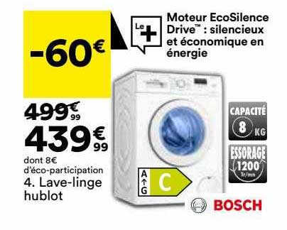 lave-linge hublot bosch