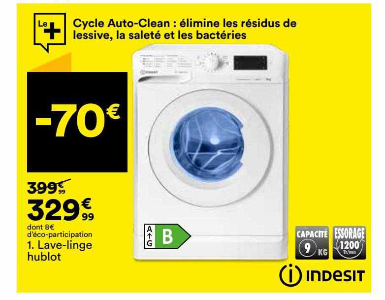 lave-linge hublot indesit