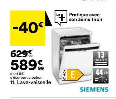 lave-vaisselle siemens