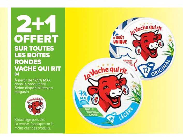 les boîtes rondes vache qui rit