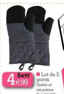 Lot De 2 Gants