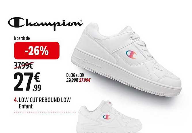 low cut rebound low enfant champion