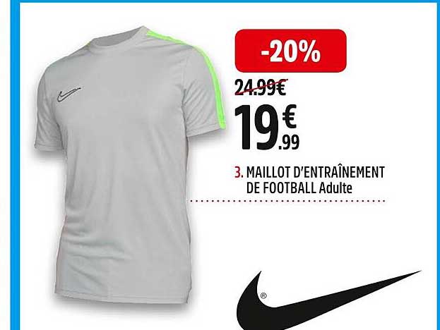 Maillot D'entraînement De Football Adulte Nike