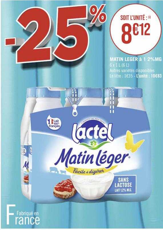 Matin Léger à 1,2% Mg