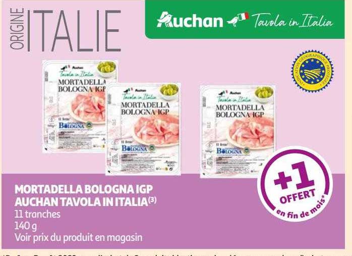 mortadella bologna igp auchan tavola in italia