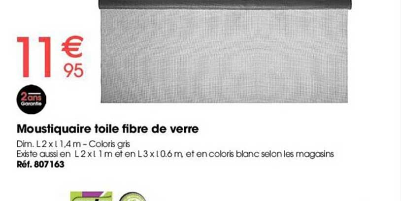 Moustiquaire Toile Fibre De Verre